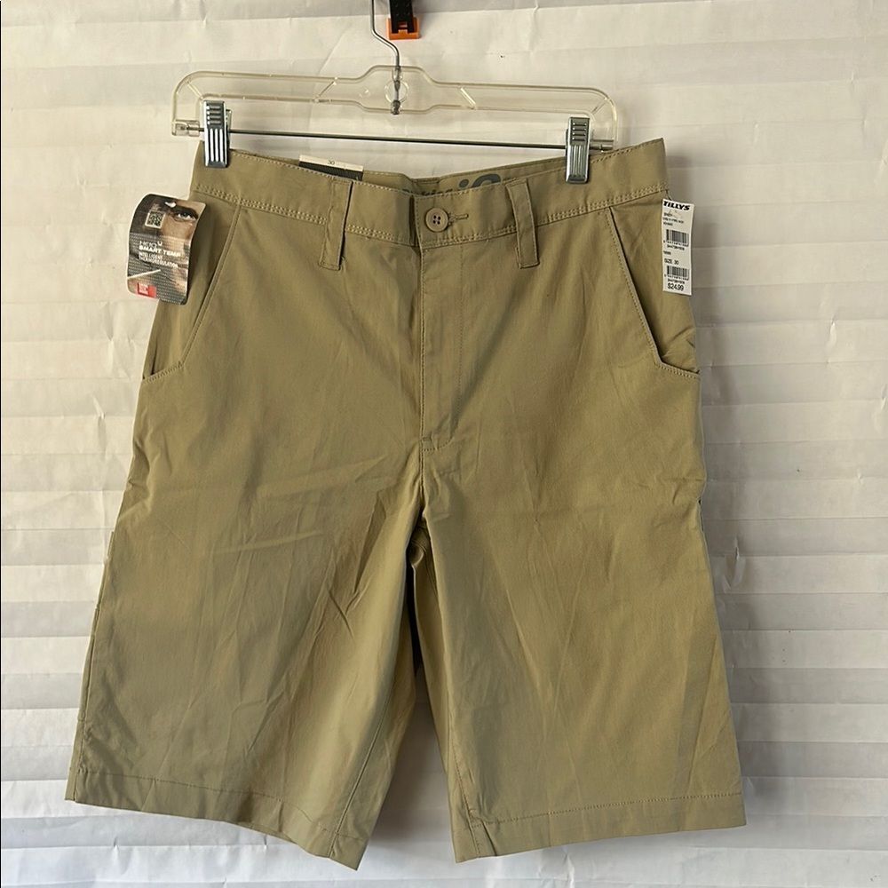 Dickies Men's Khaki 7-Pocket Hybrid Utility Shorts Size 30 Workwear Outdoor